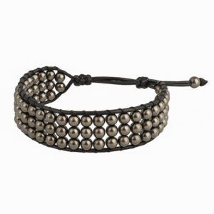 Pulseira Esferas Grafite
